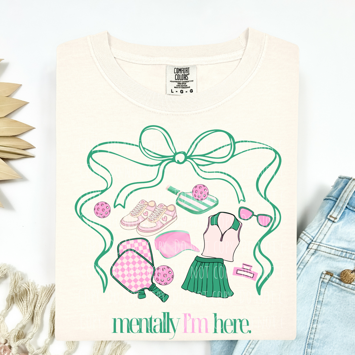 Mentally I'm Here Pickel Ball