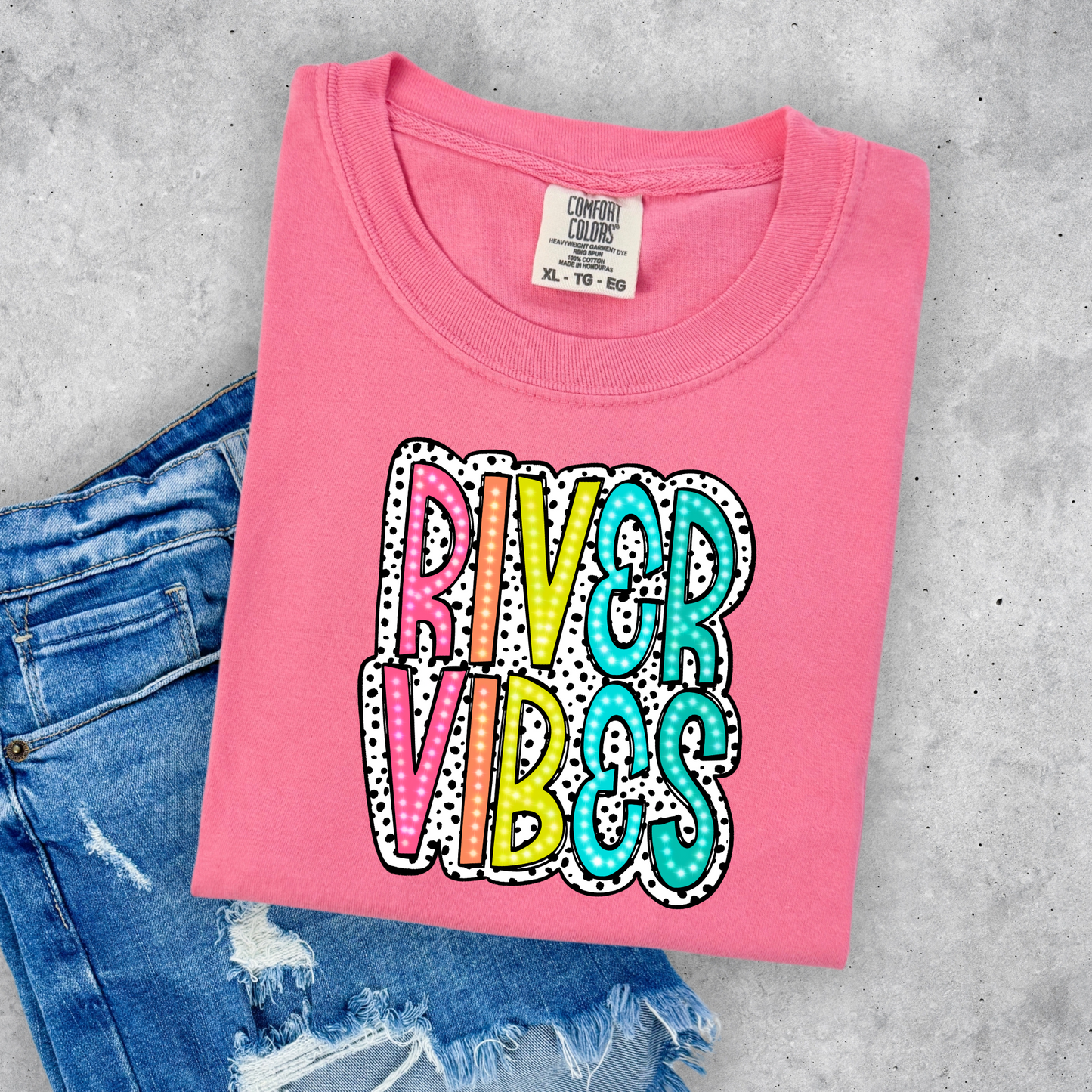 River Vibes Colorful Dots