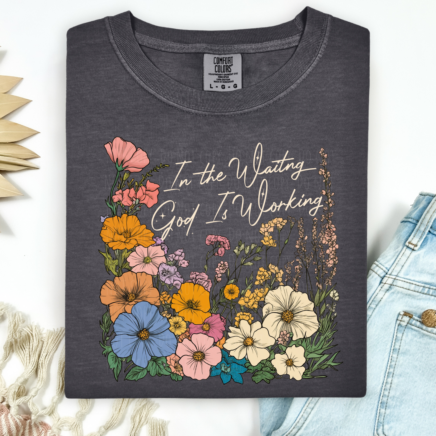 In The Waiting God Is Working Floral