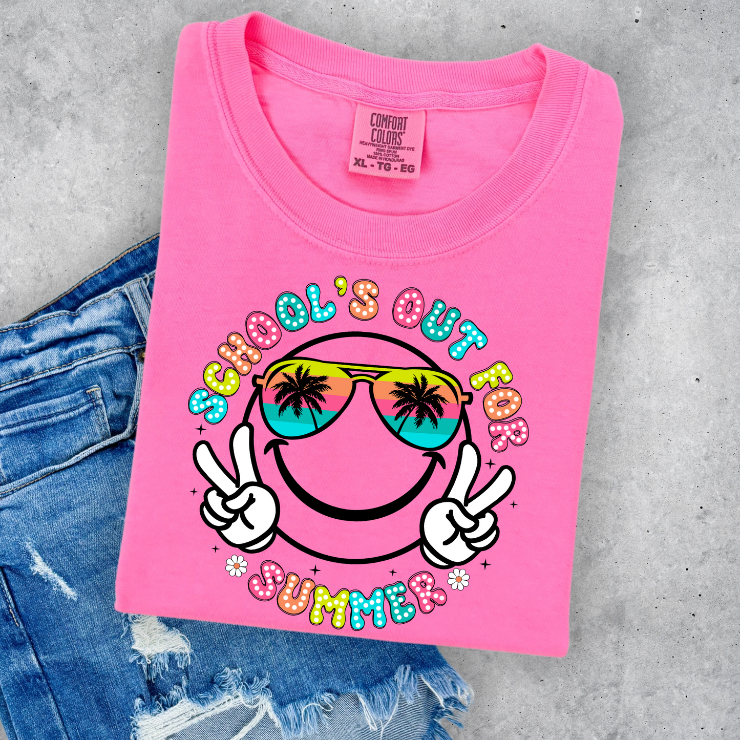 School's Out For Summer Smiley