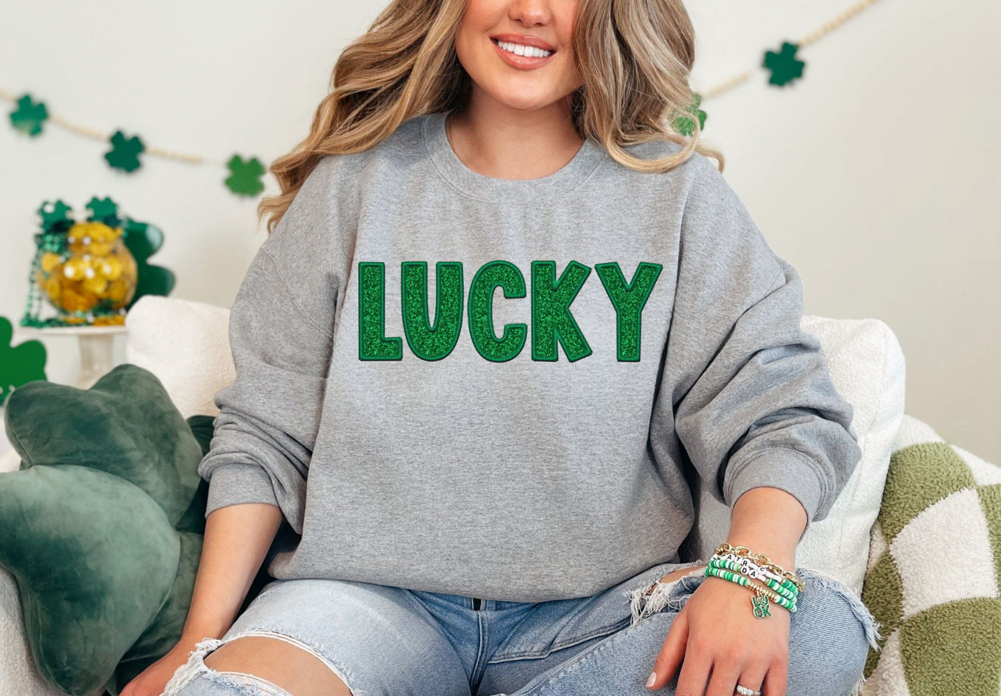 Lucky Faux Embroidery