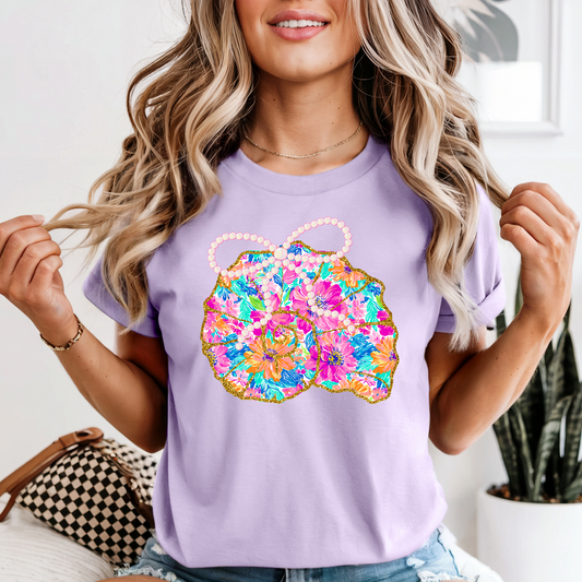 Floral Dotted Seashell