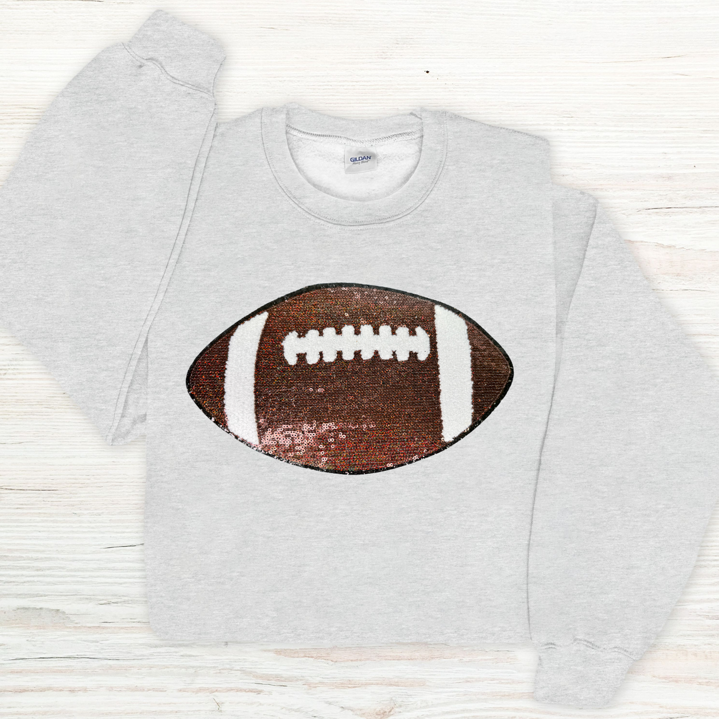 Sequin Football Patch