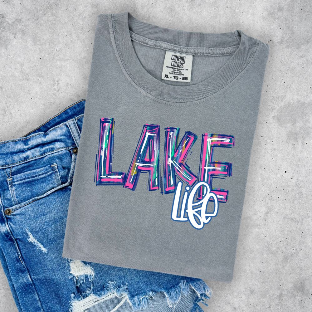 Lake Life Paint Splatter