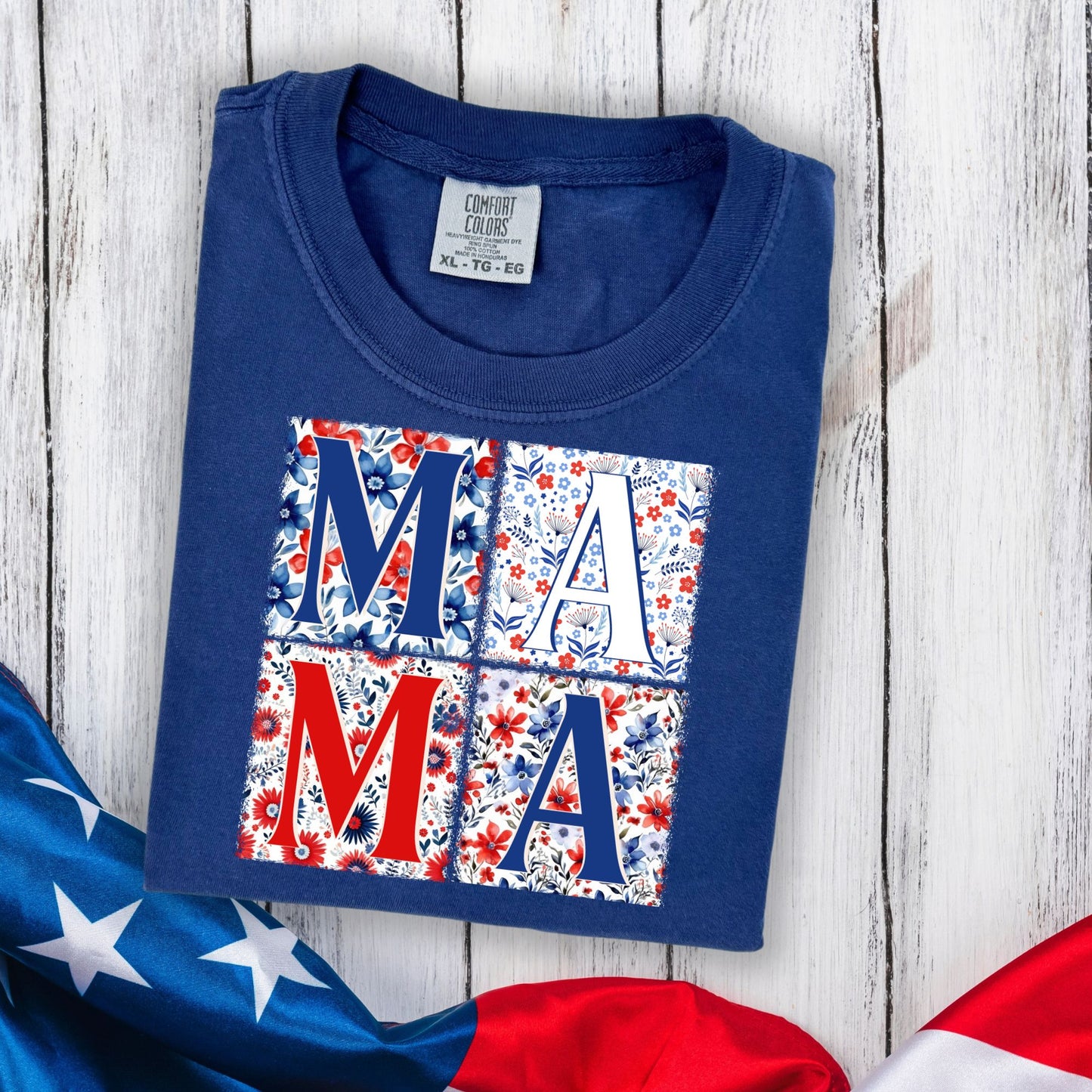 Patriotic Mama Stacked
