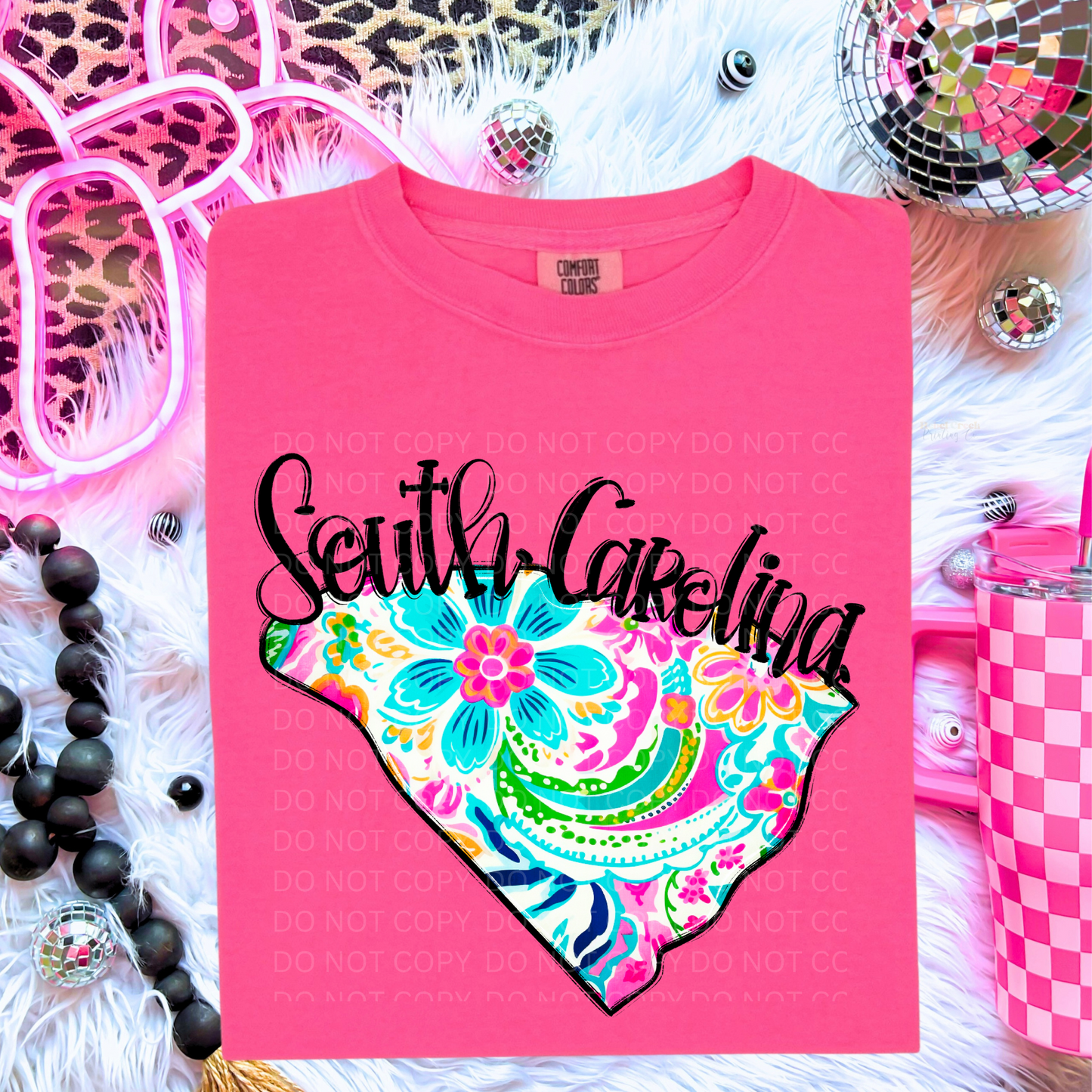 South Carolina Paisley Print
