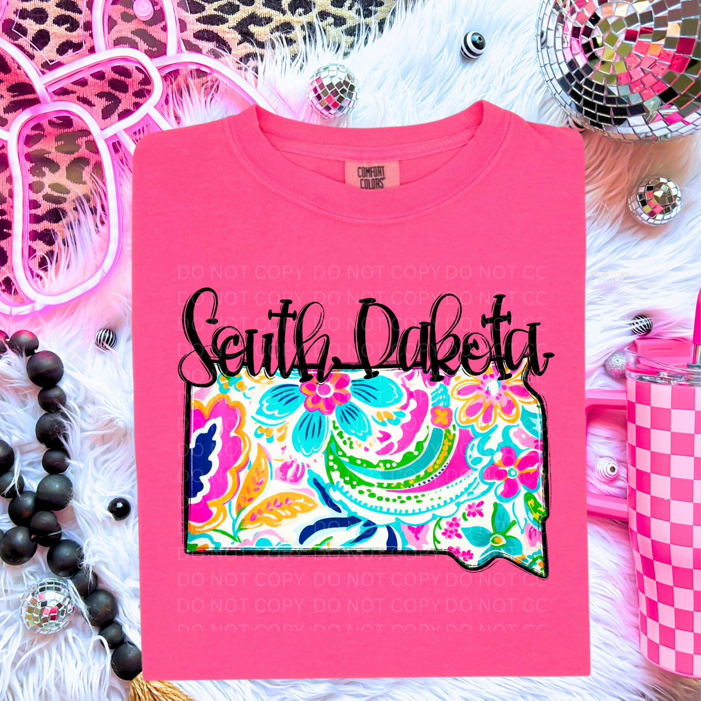 South Dakota Paisley Print