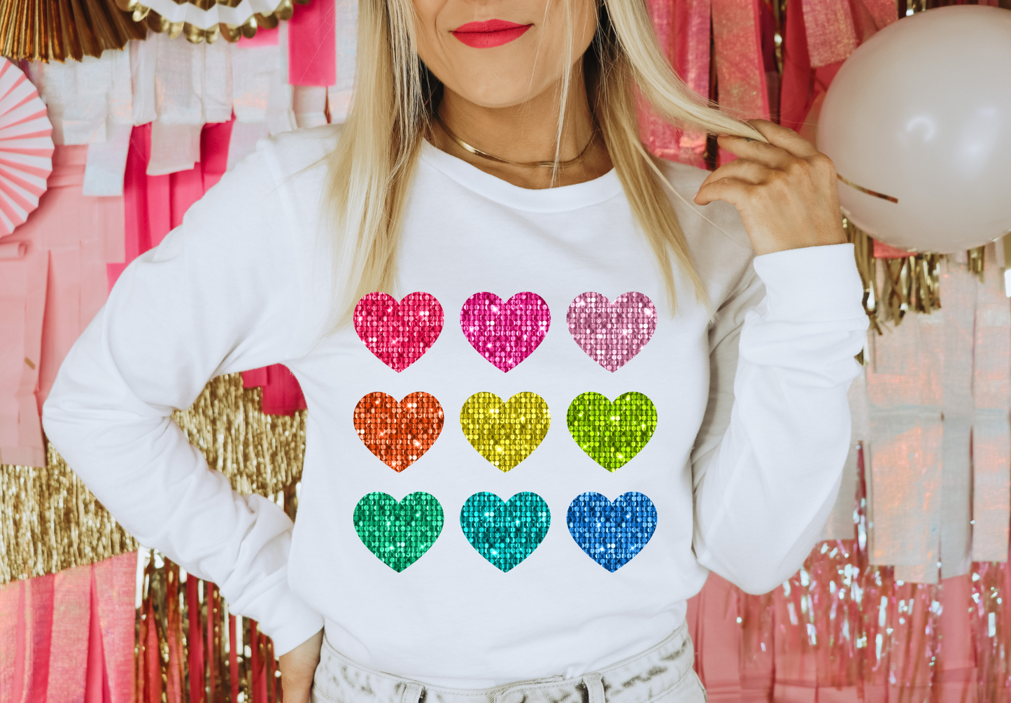 Glitter Heart Collage