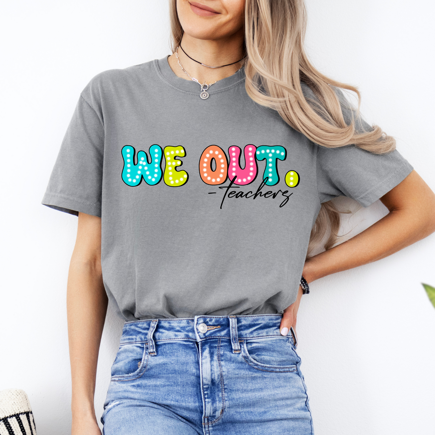 We Out Dotted (black)