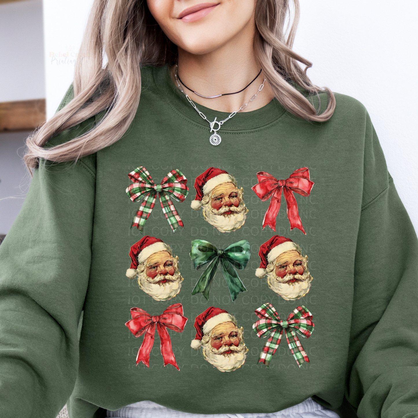 Santa Plaid Coquette