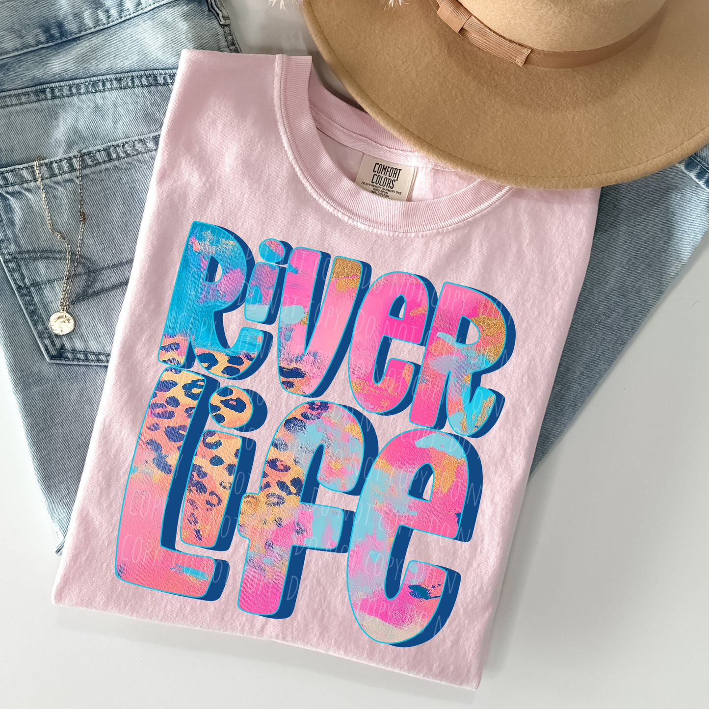 River Life Brushstroke Leopard