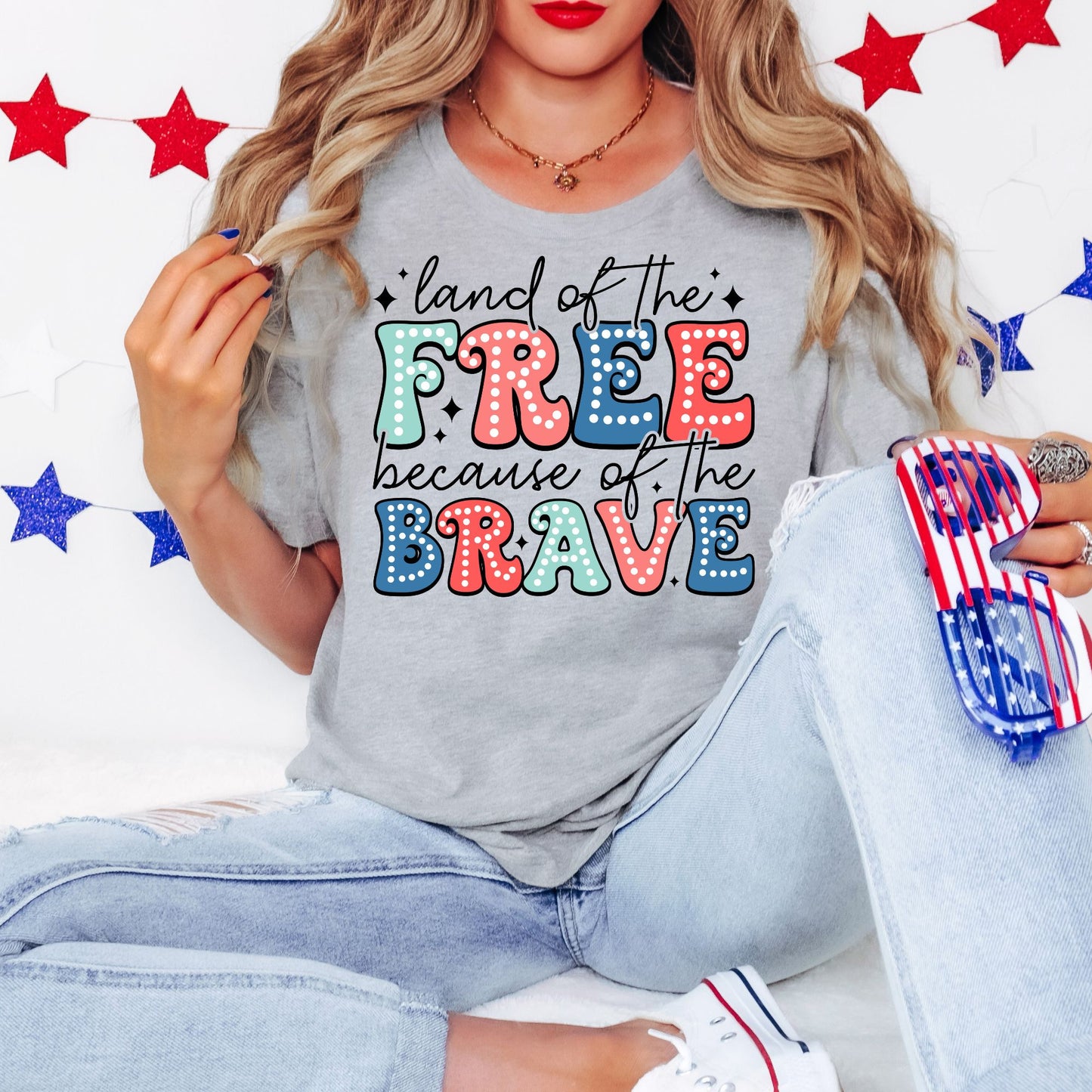 Land Of The Free Dotted