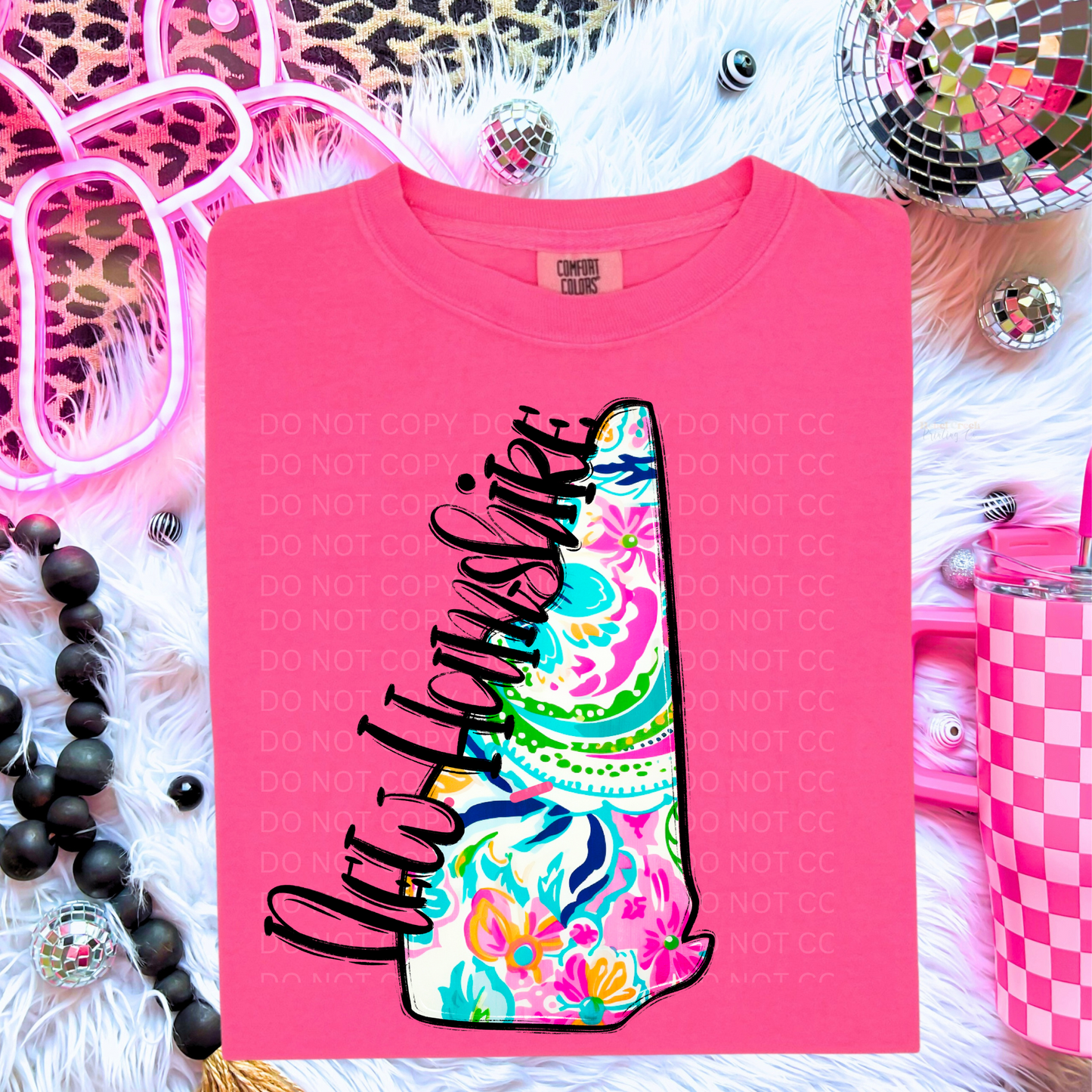 New Hampshire Paisley Print