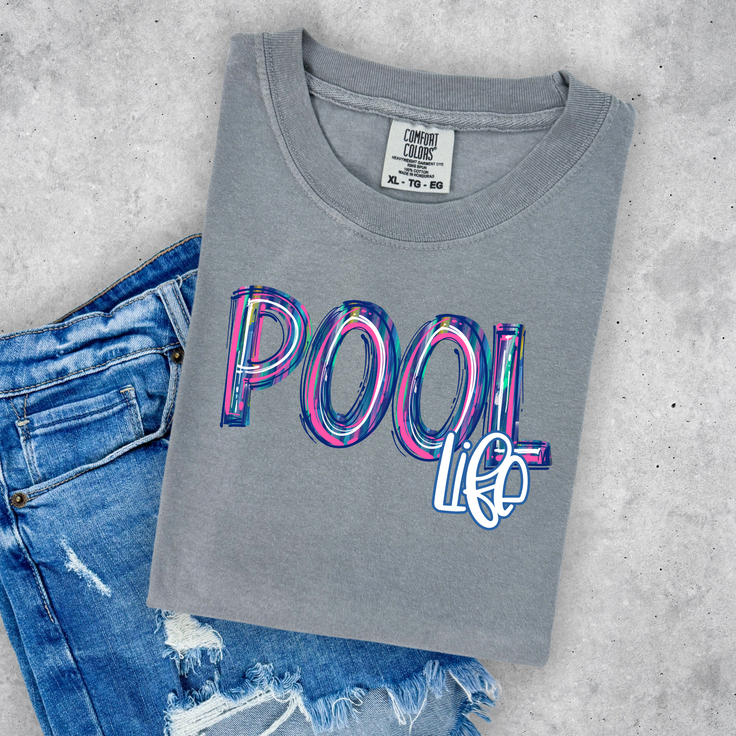 Pool Life Paint Splatter