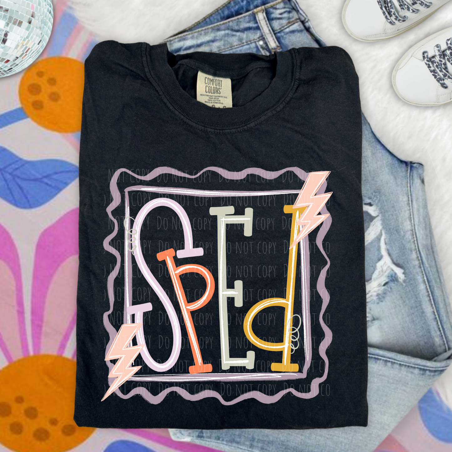 SPED Lightning Squiggly Frame