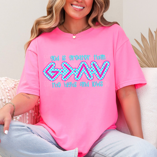 God Is Greater Checkered