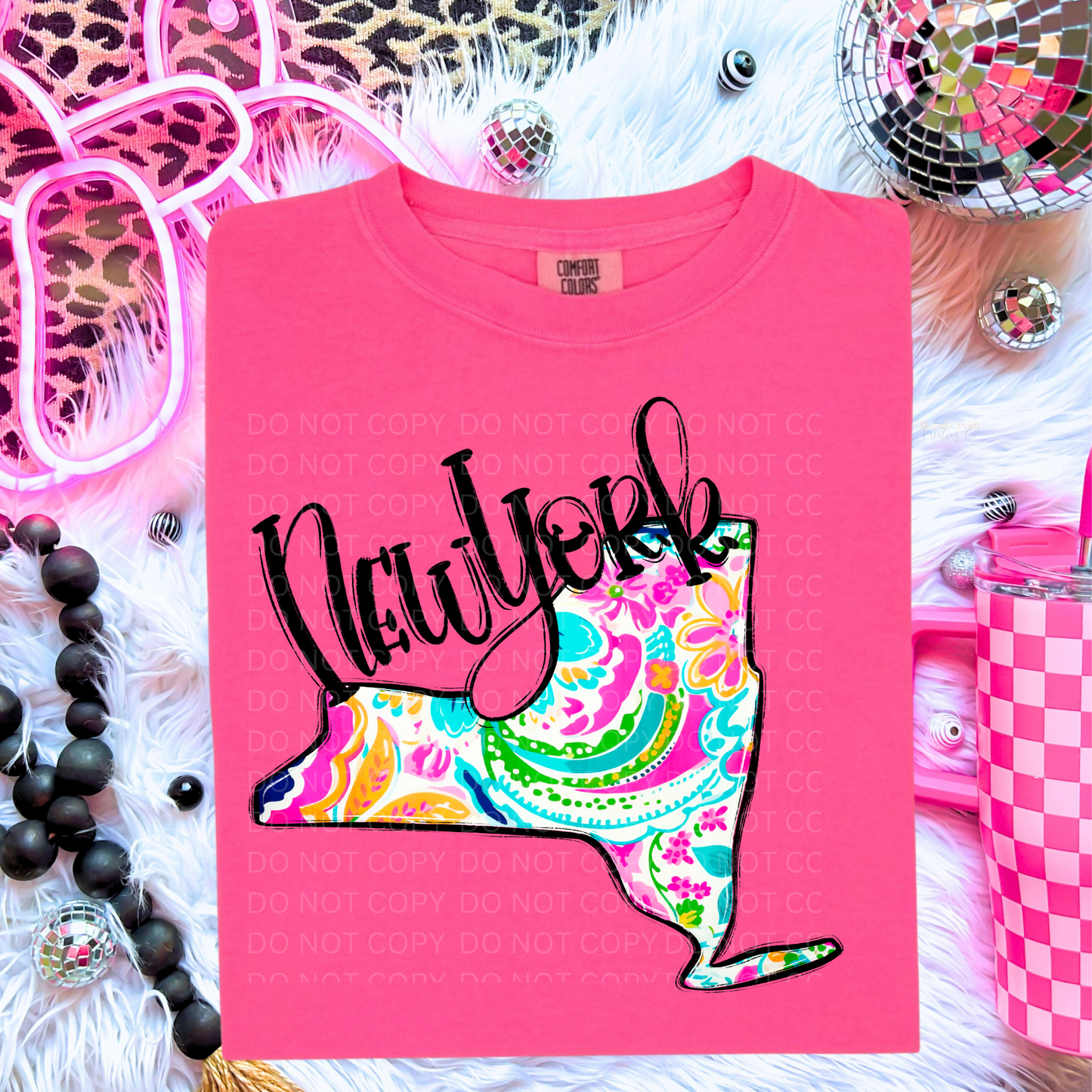 New York Paisley Print