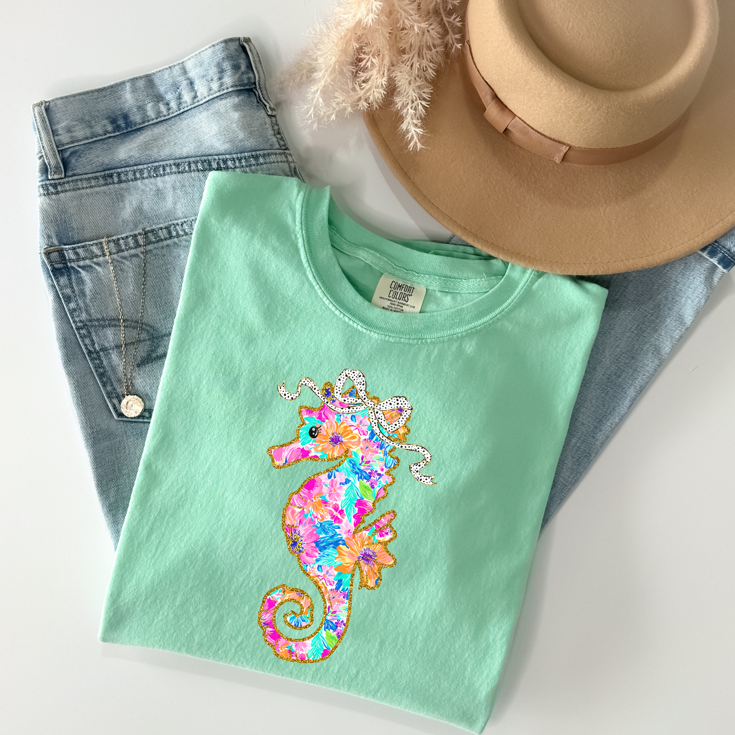 Floral Dotted Seahorse