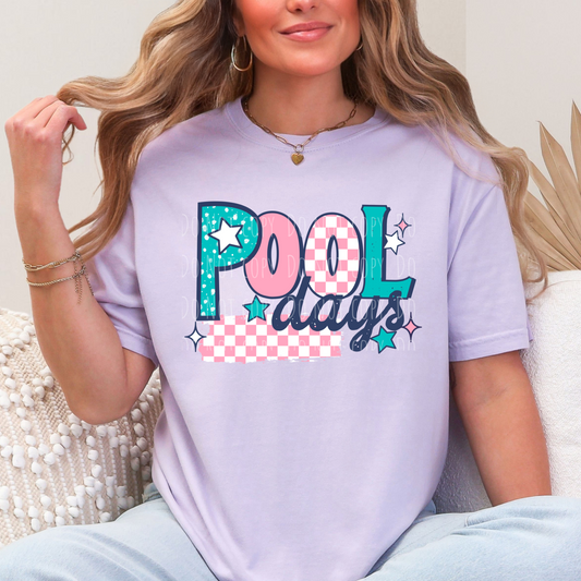 Pool Days Checkered
