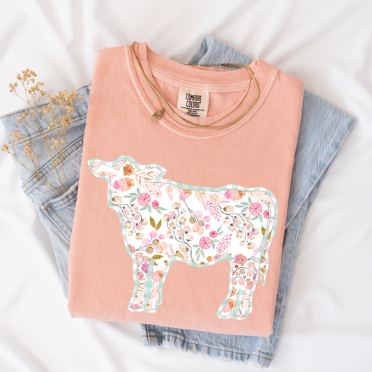 Floral Cow