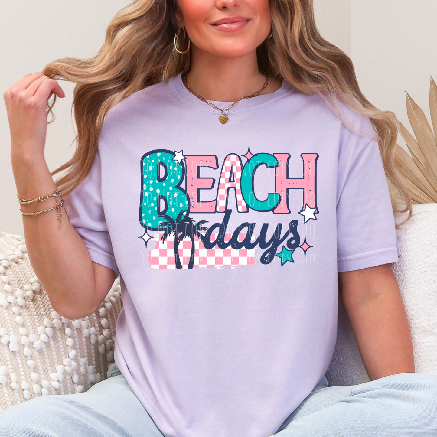 Beach Days Checkered