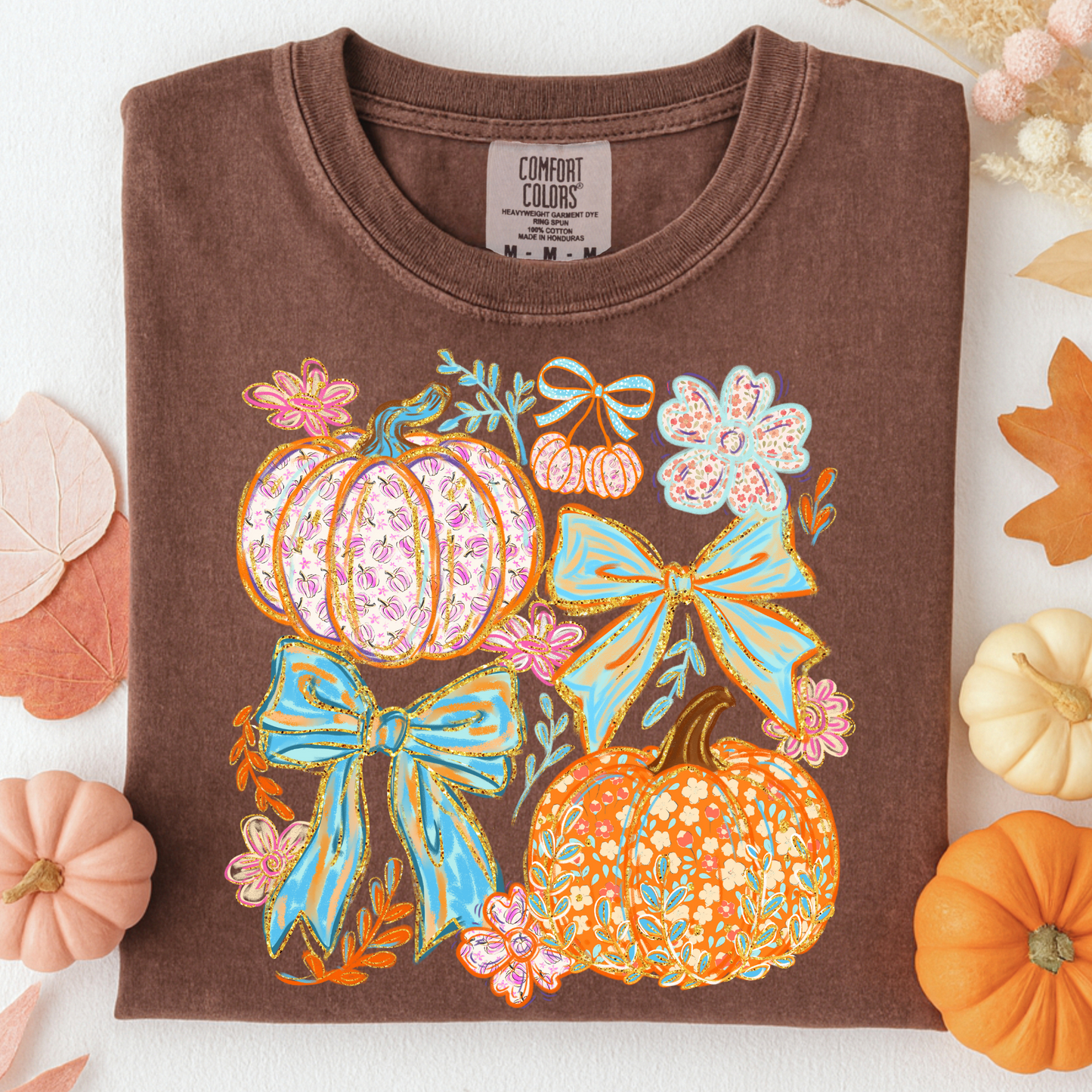 Floral Pumpkin Brushstroke Coquette