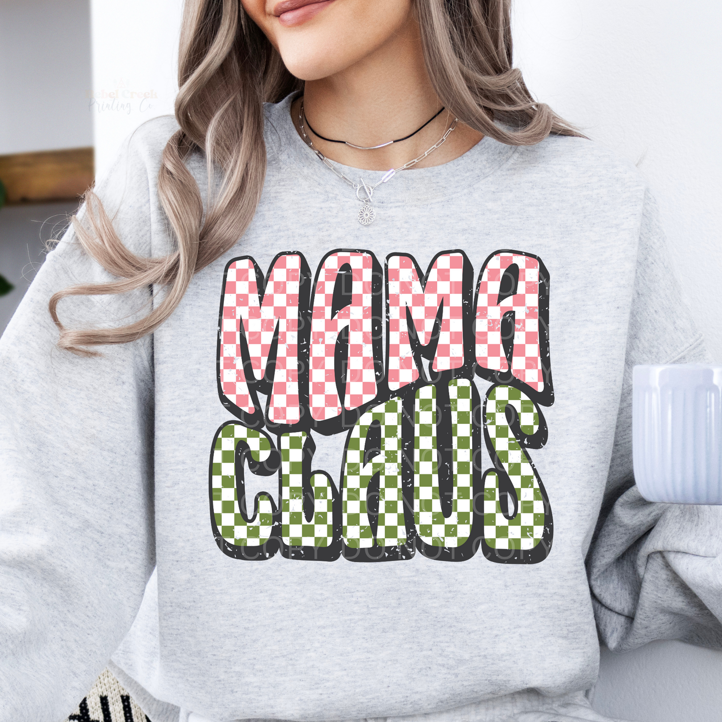 Mama Claus Checkered