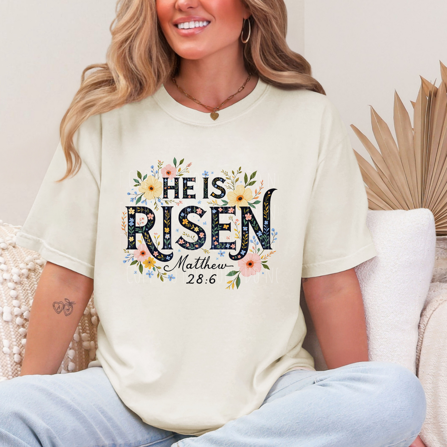 He Is Risen Pastel Floral