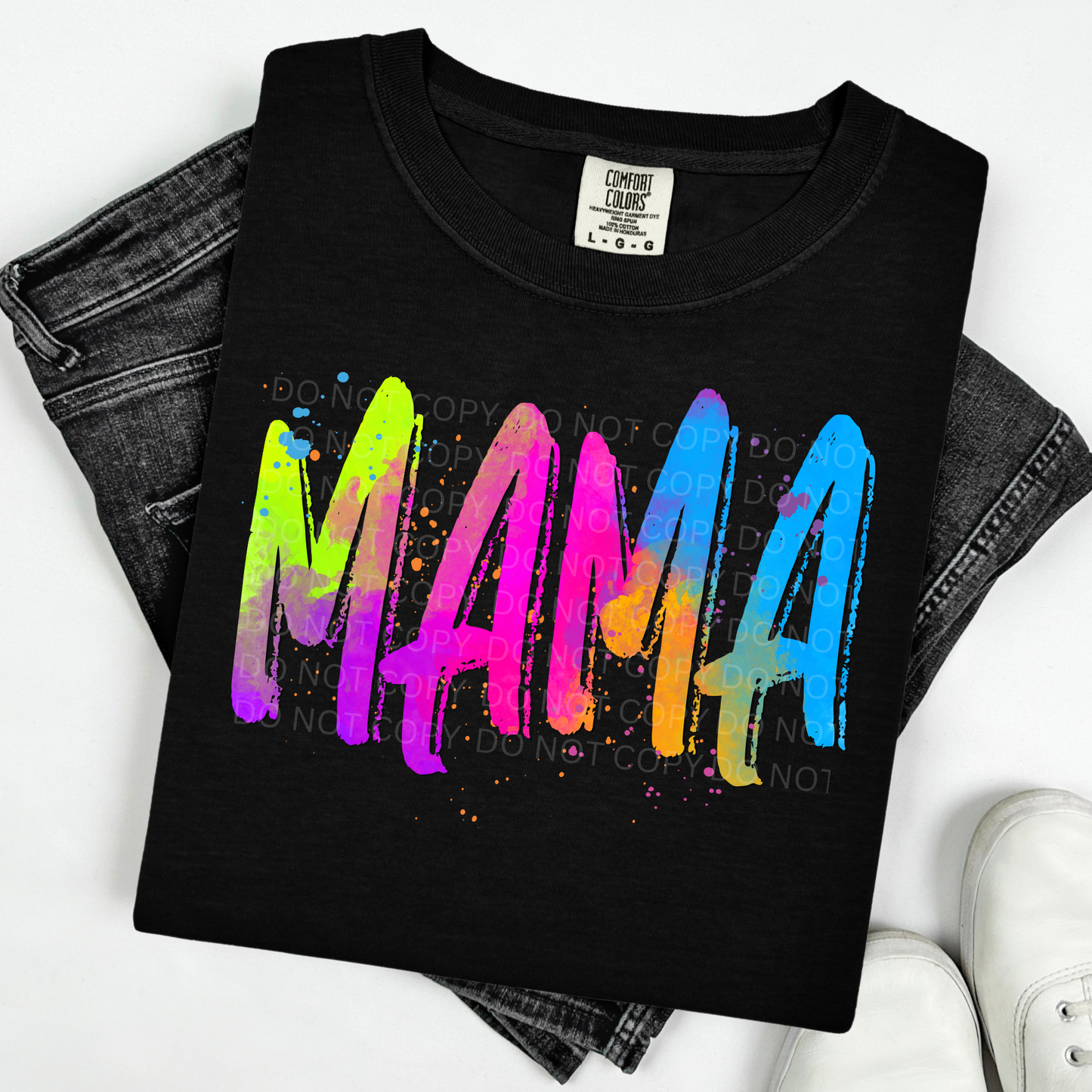 Mama Paint Splatter