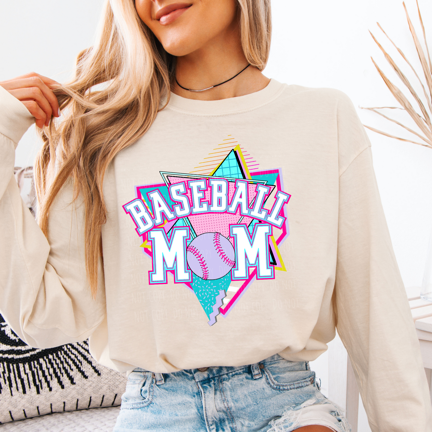 Nostalgic Baseball Mom