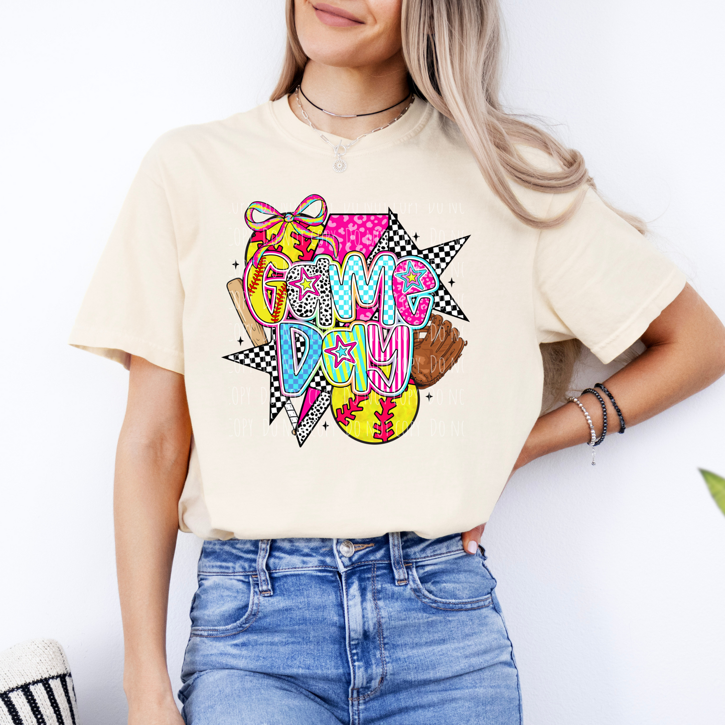 Game Day Softball Collage