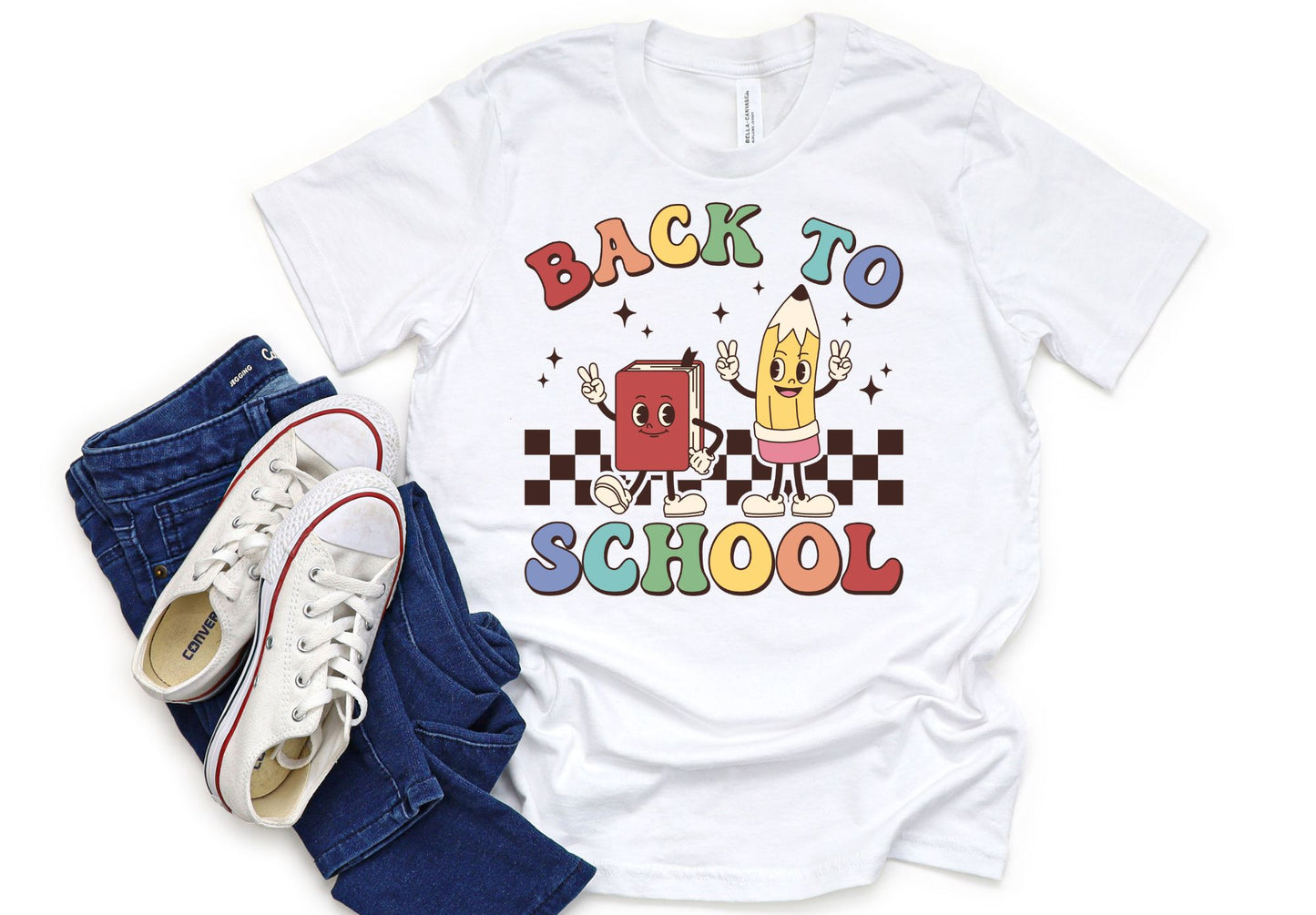 Back To School Retro Checkered