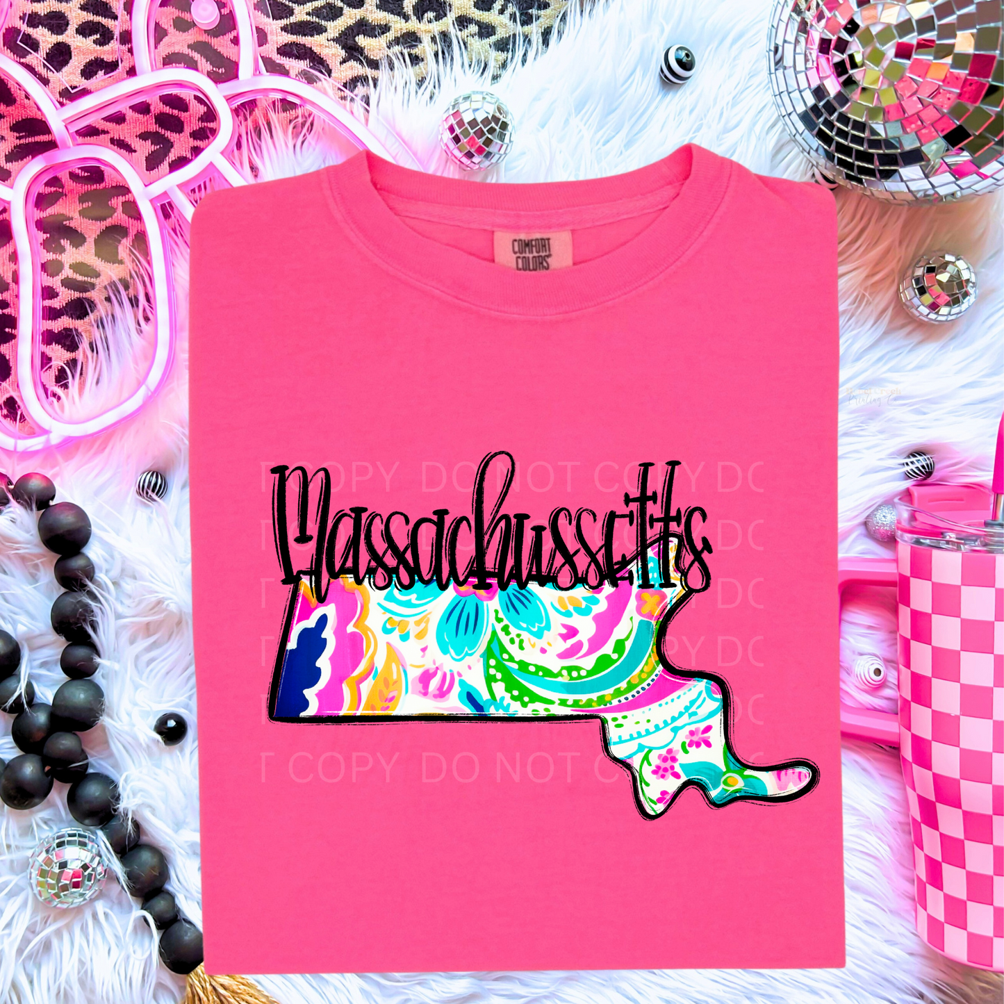 Massachusetts Paisley Print