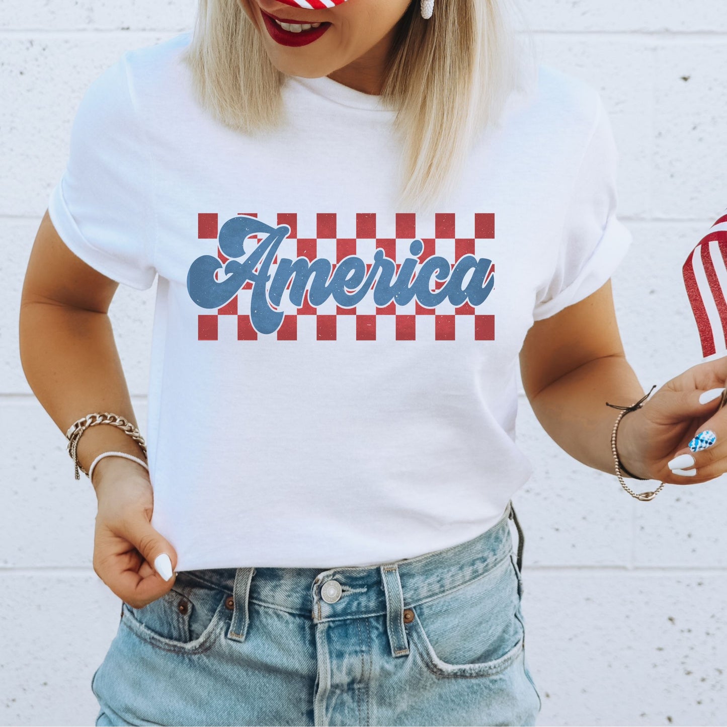America Checkered (red)
