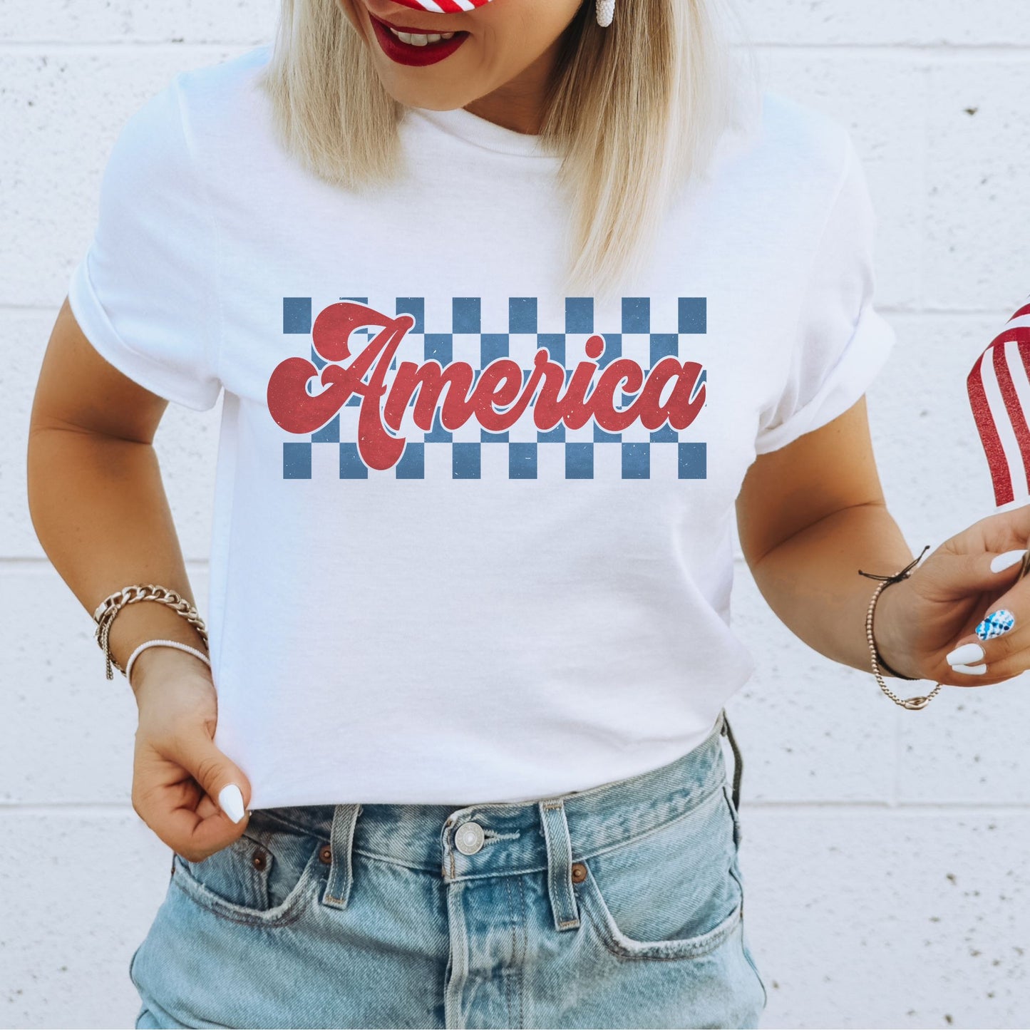 America Checkered (blue)