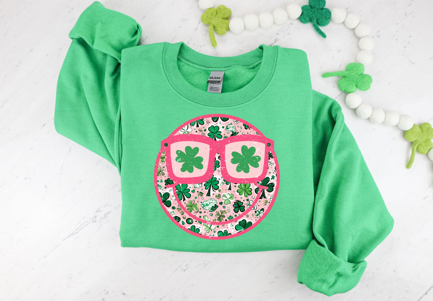 Shamrock Smiley Glasses