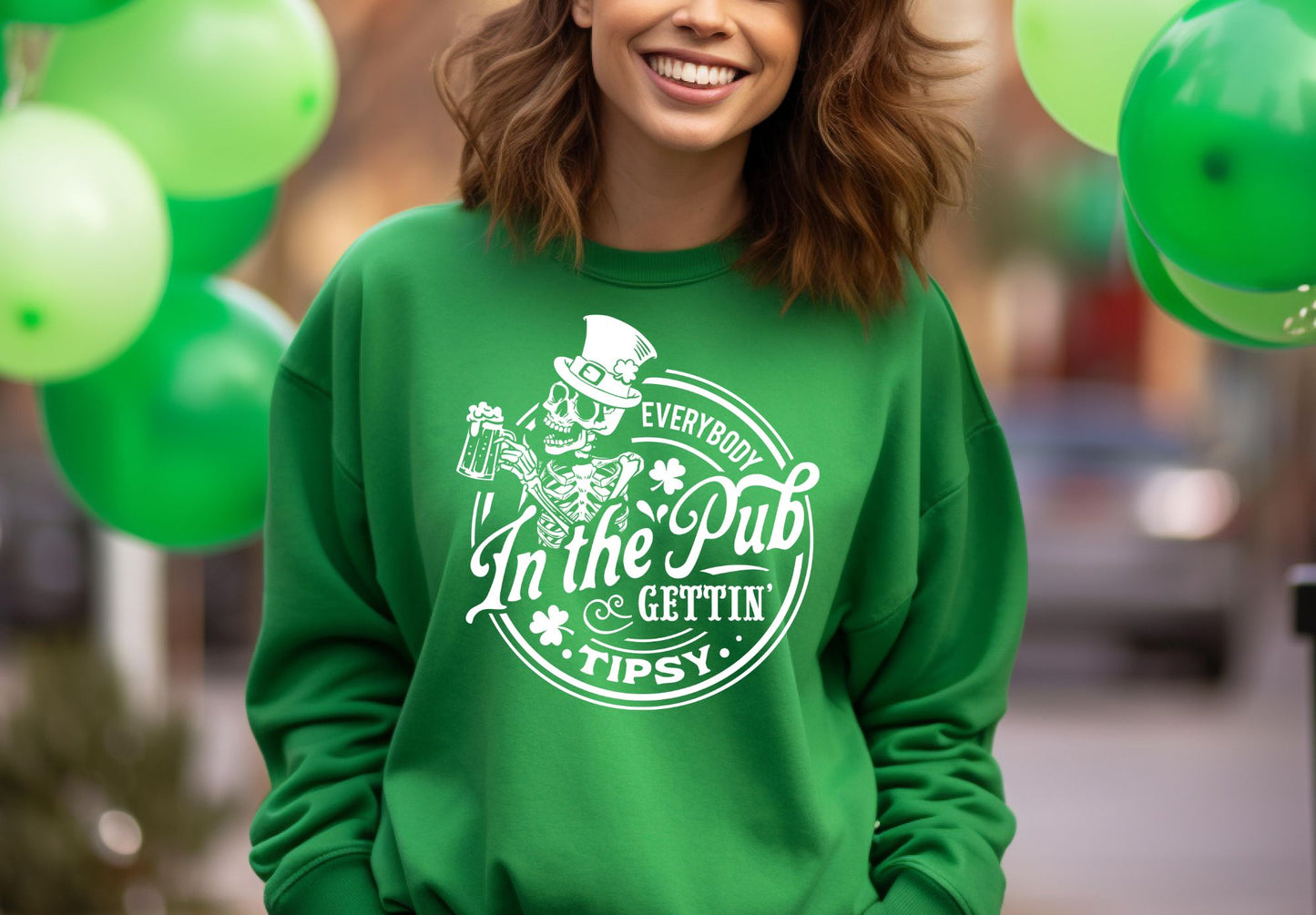 Everybody In The Pub White