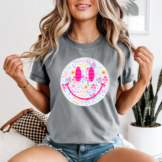 Colorful Floral Smiley