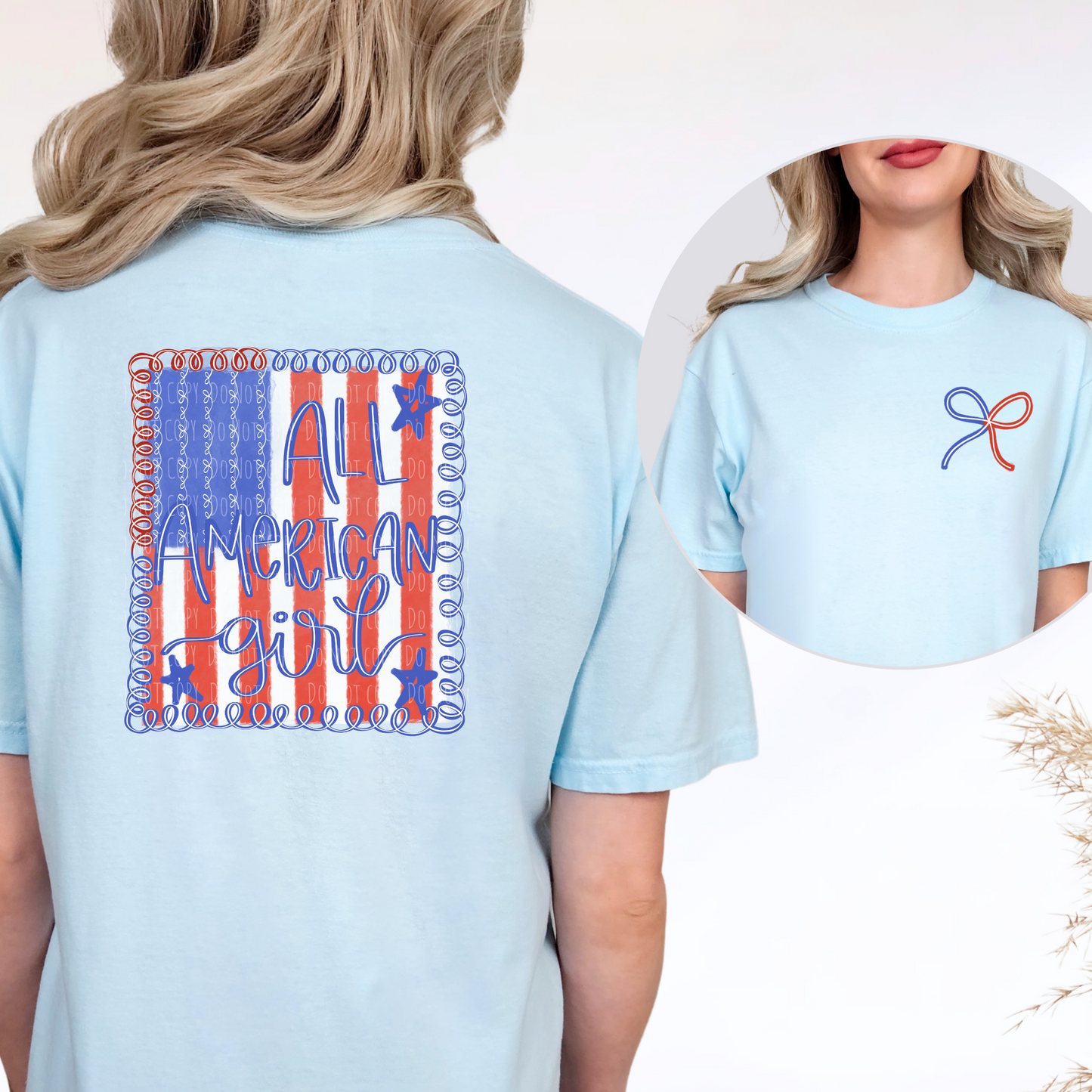 All American Girl Front and Back