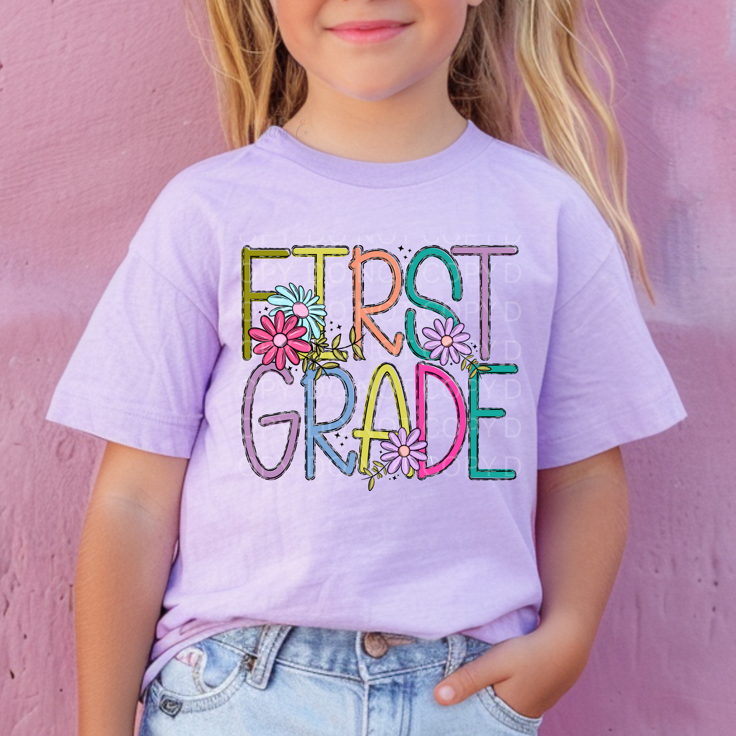 First Grade Cute Floral