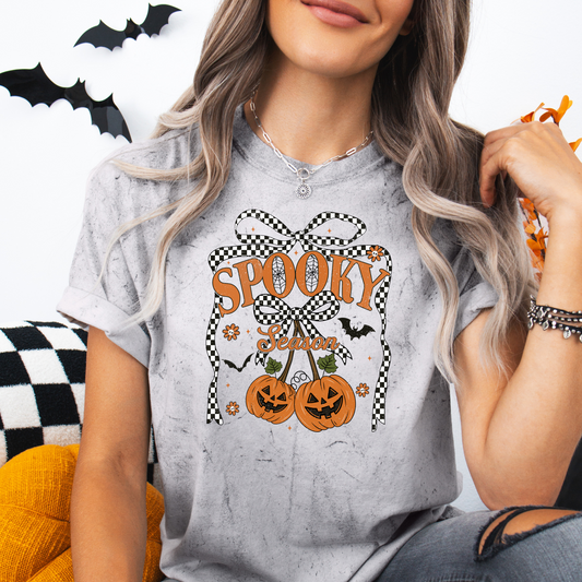 Spooky Season Checkered Coquette