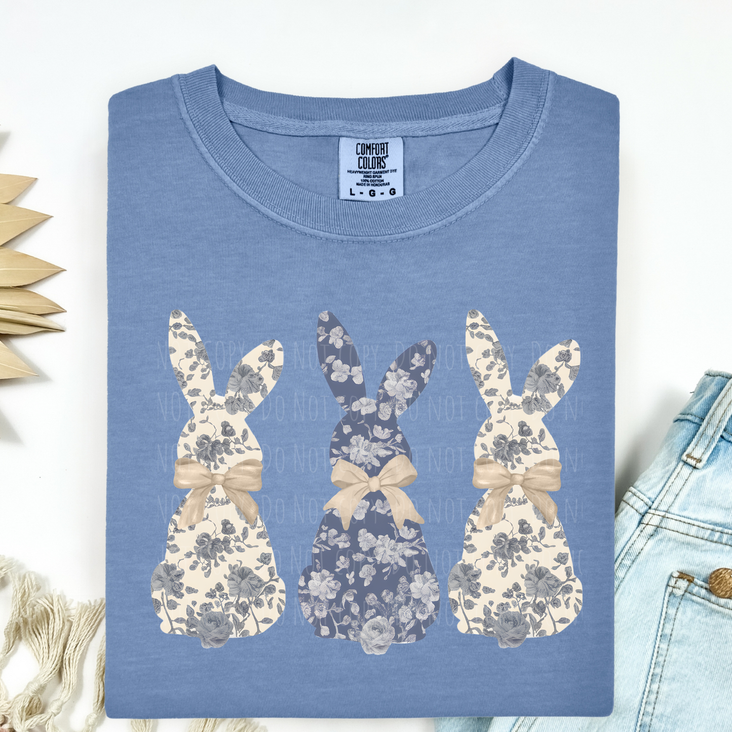 Vintage Floral Bunny