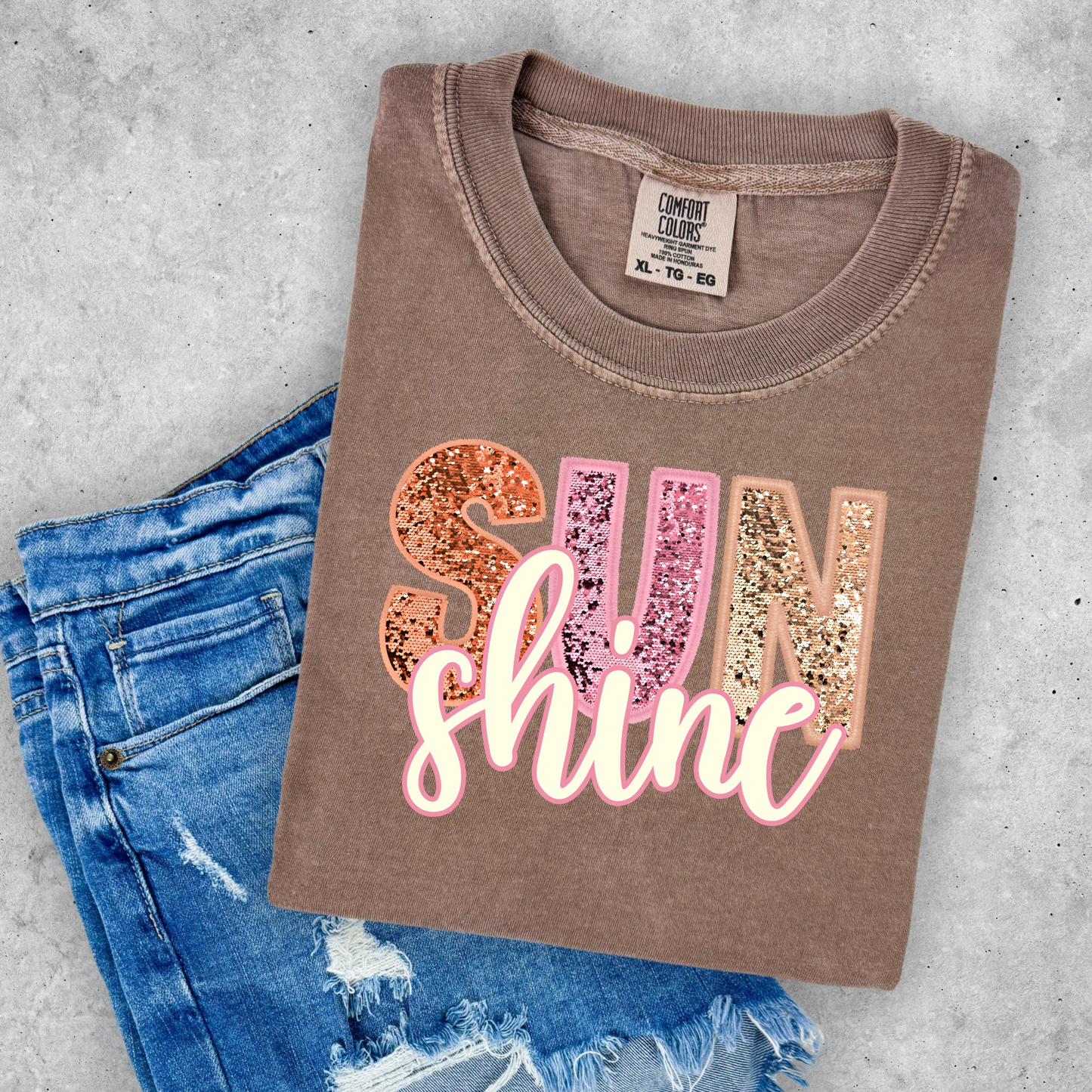 Faux Embroidery Sunshine