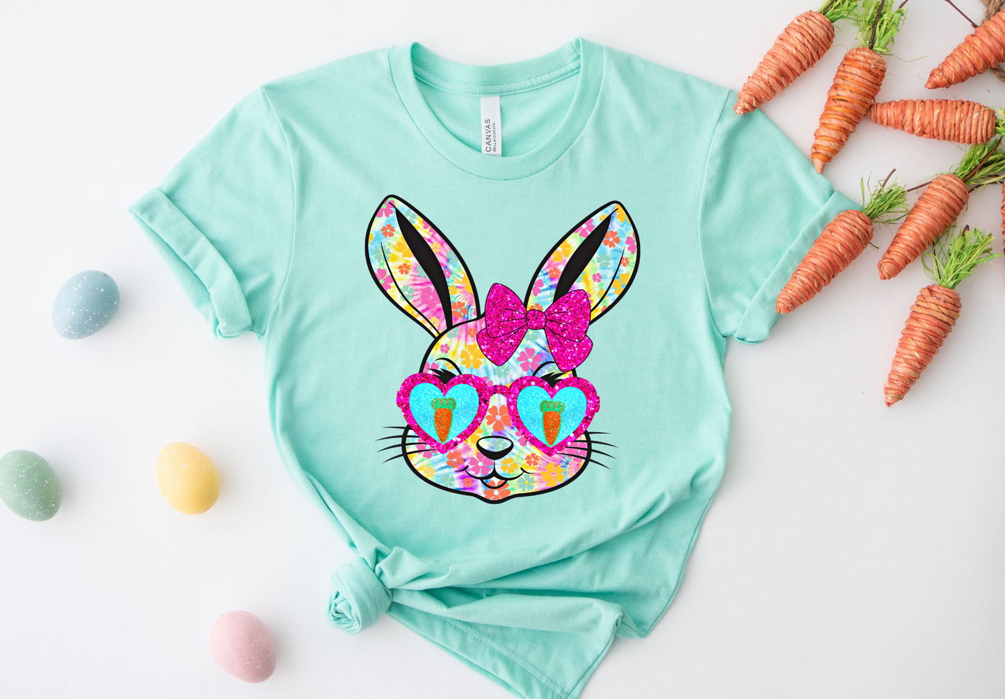 Cute Faux Glitter Bunny