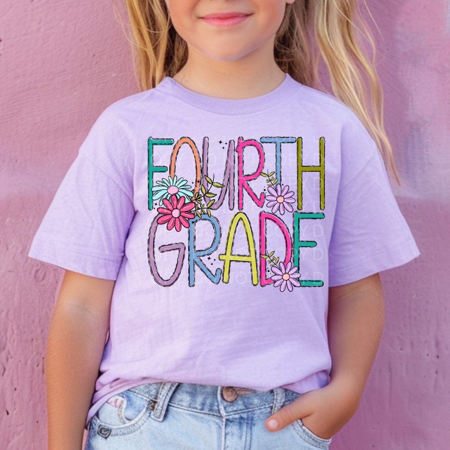 Fourth Grade Cute Floral