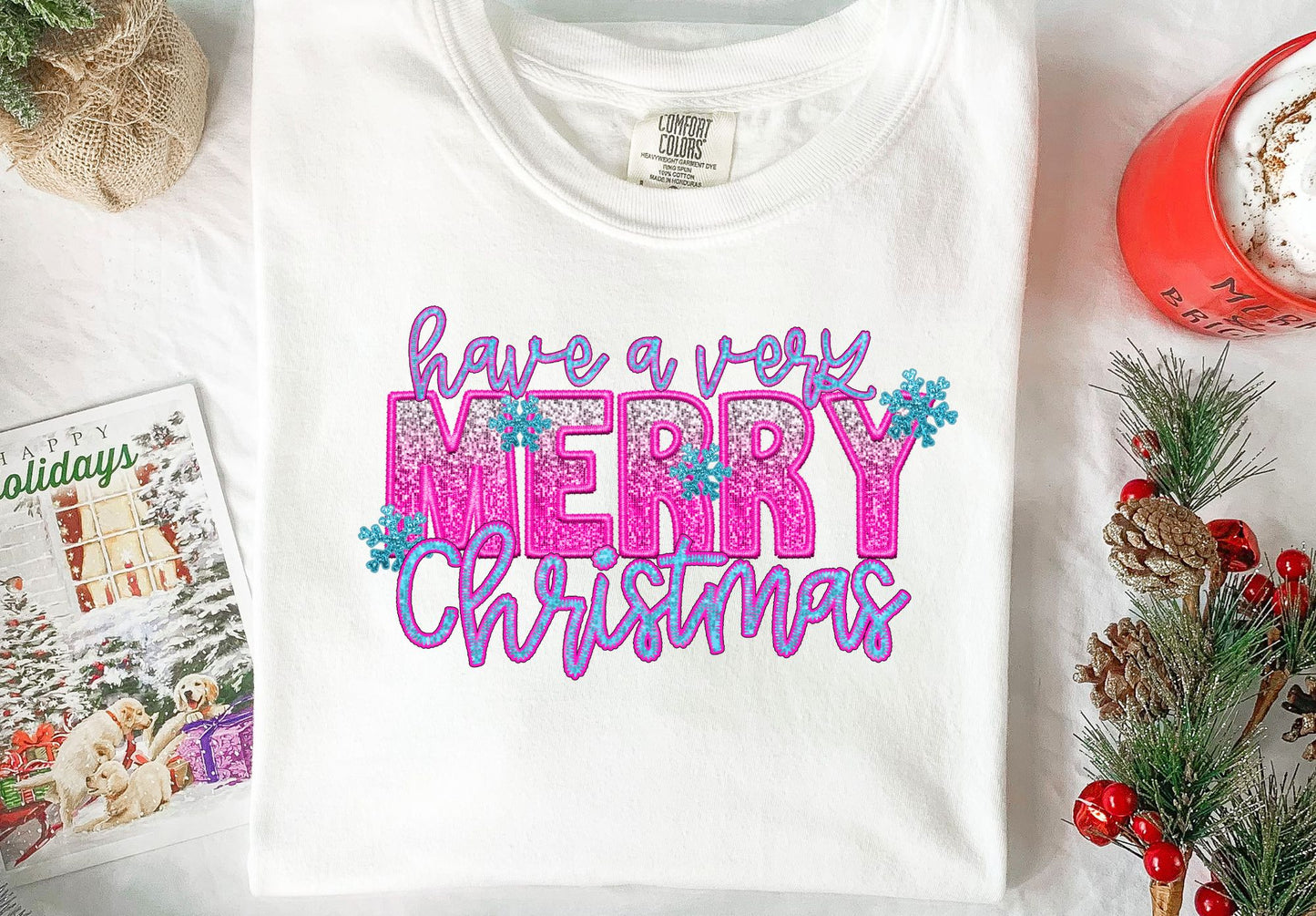 Have A Very Merry Christmas faux