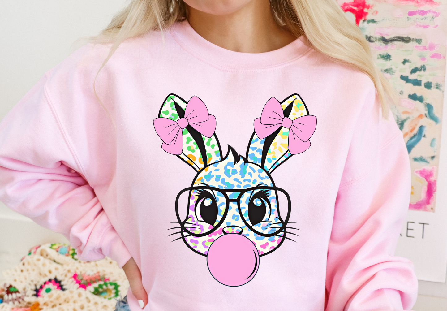 Colorful Leopard Bunny