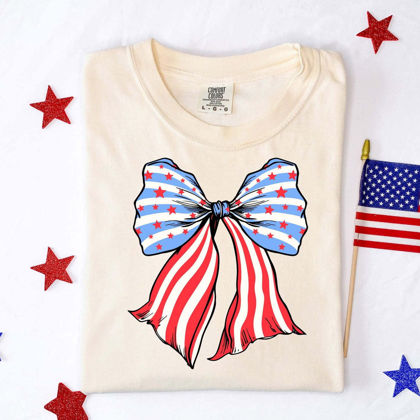 American Flag Bow