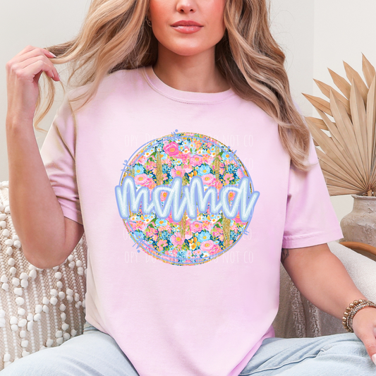 Mama Floral Circle
