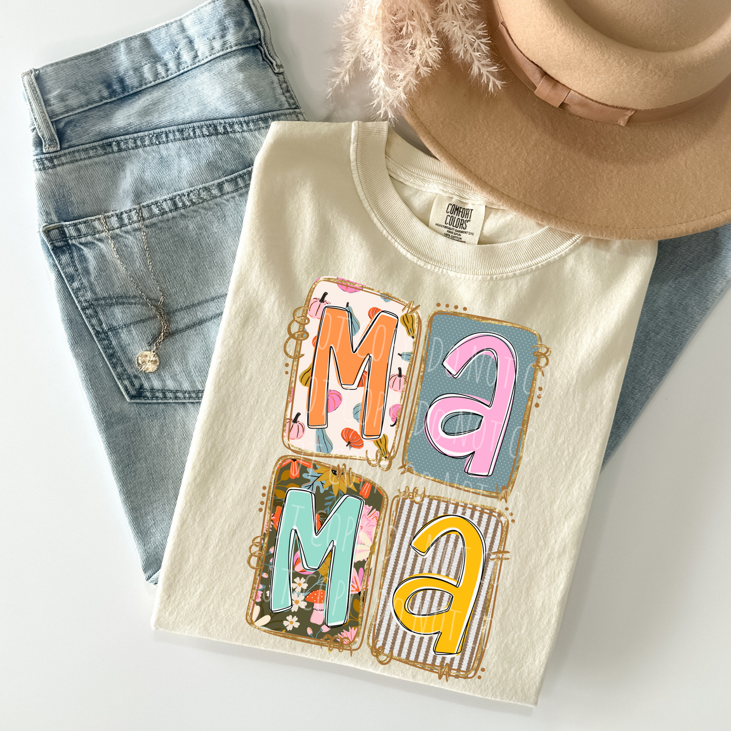 Mama Fall Squares